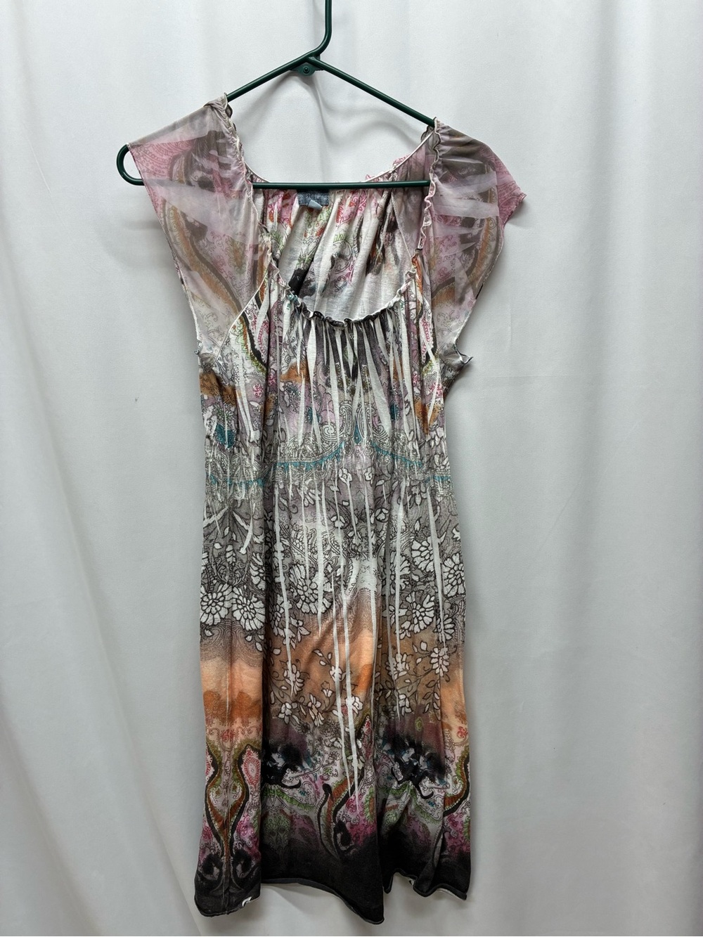 Unity Sleep nightgown xl pajamas pjs nightie sleeveless boho colorful